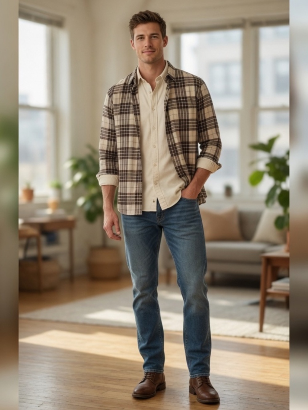 Men's Eddie Bauer Plaid Shirt